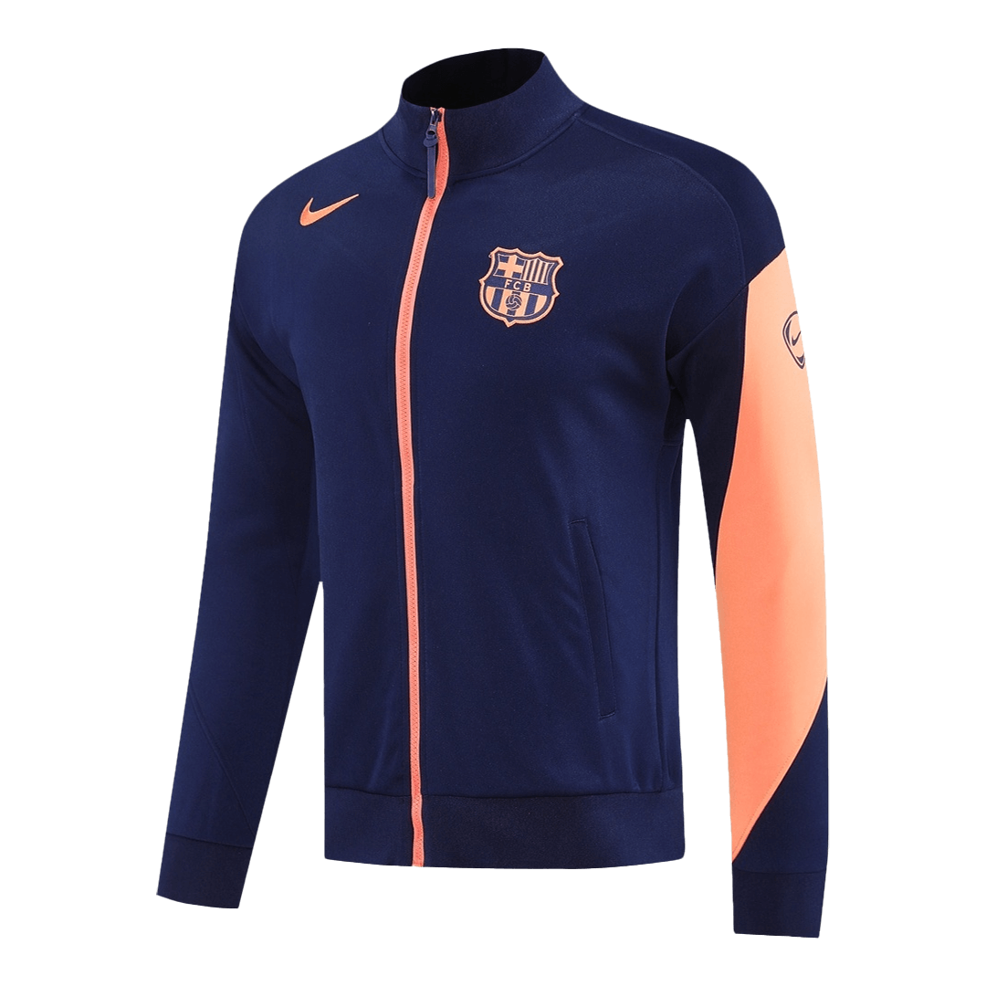 25/26 Barcelona Training Jacket Kit(Jacket+Pants) Navy&Orange