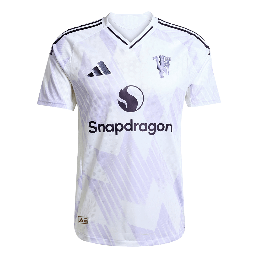 Authentic Manchester United Away Soccer Jersey 2025/26 White