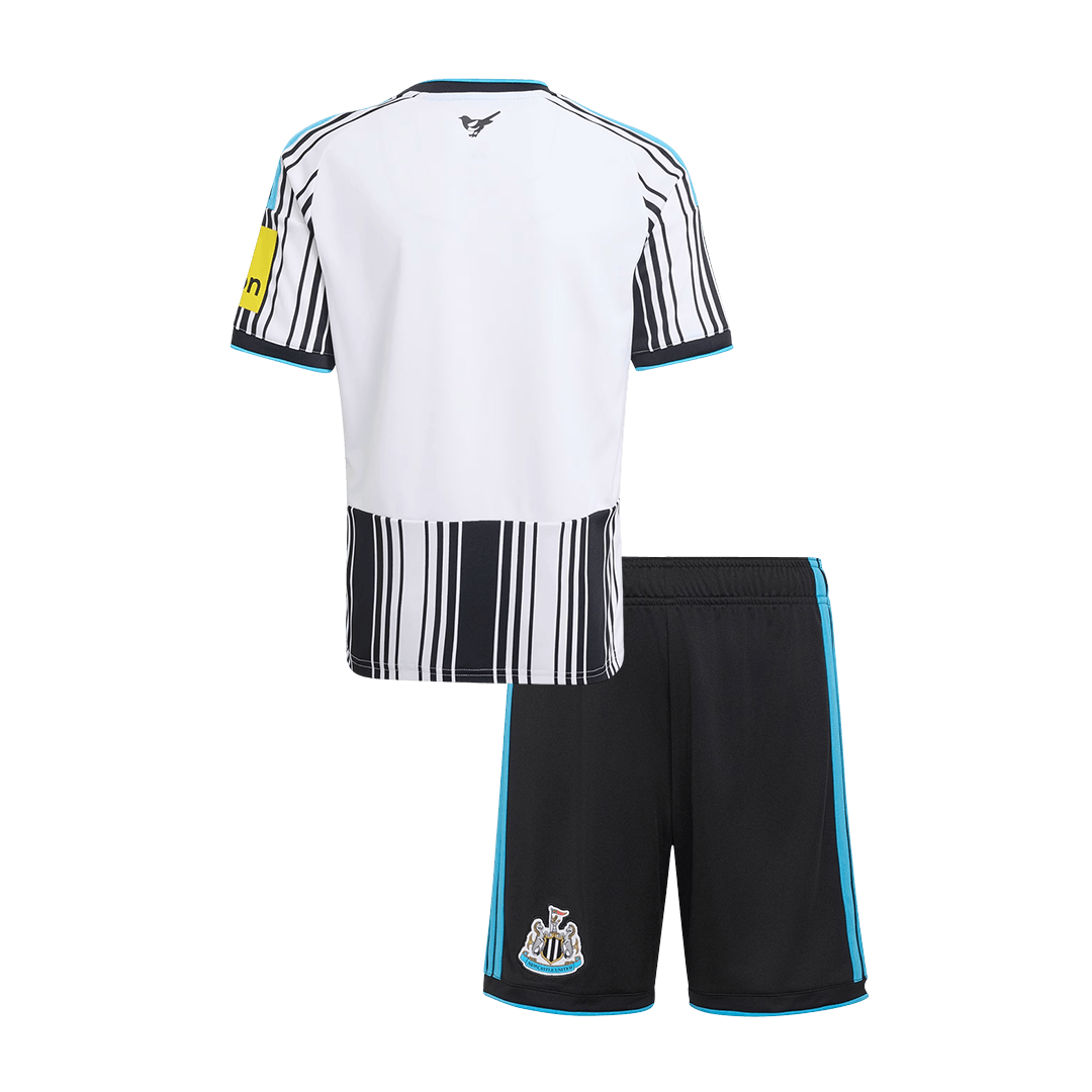 Kids Newcastle United Home Soccer Jersey Kit (Jersey+Shorts) 2026/27 Black&White