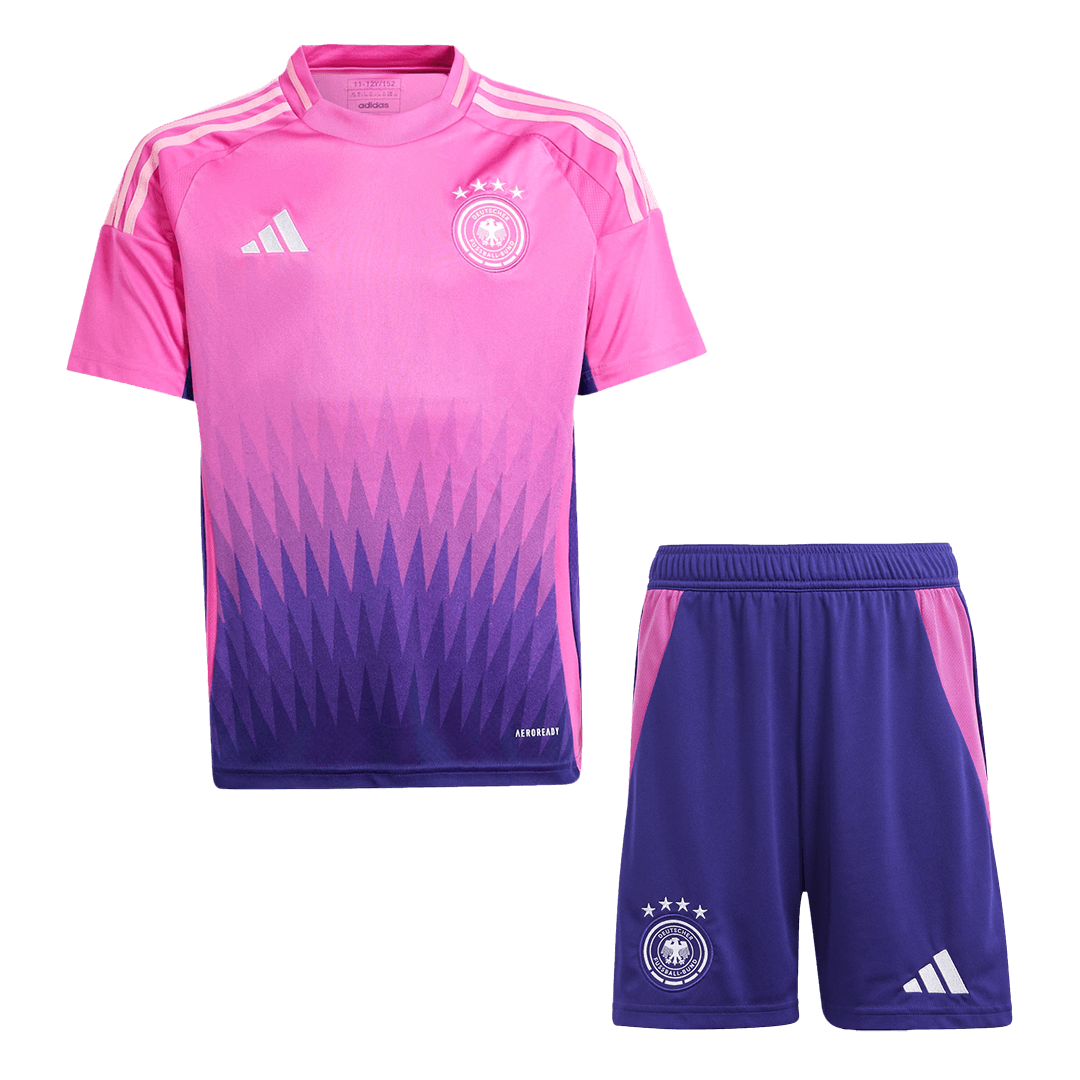 Kid's Germany Away Soccer Jersey Kit(Jersey+Shorts) Euro 2024