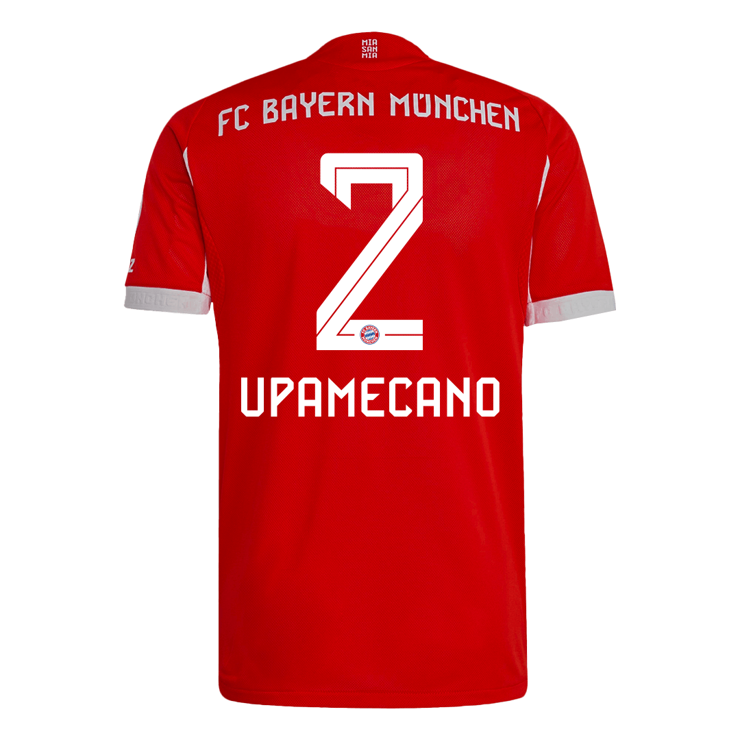 Authentic UPAMECANO #2 Bayern Munich Home Soccer Jersey 2025/26