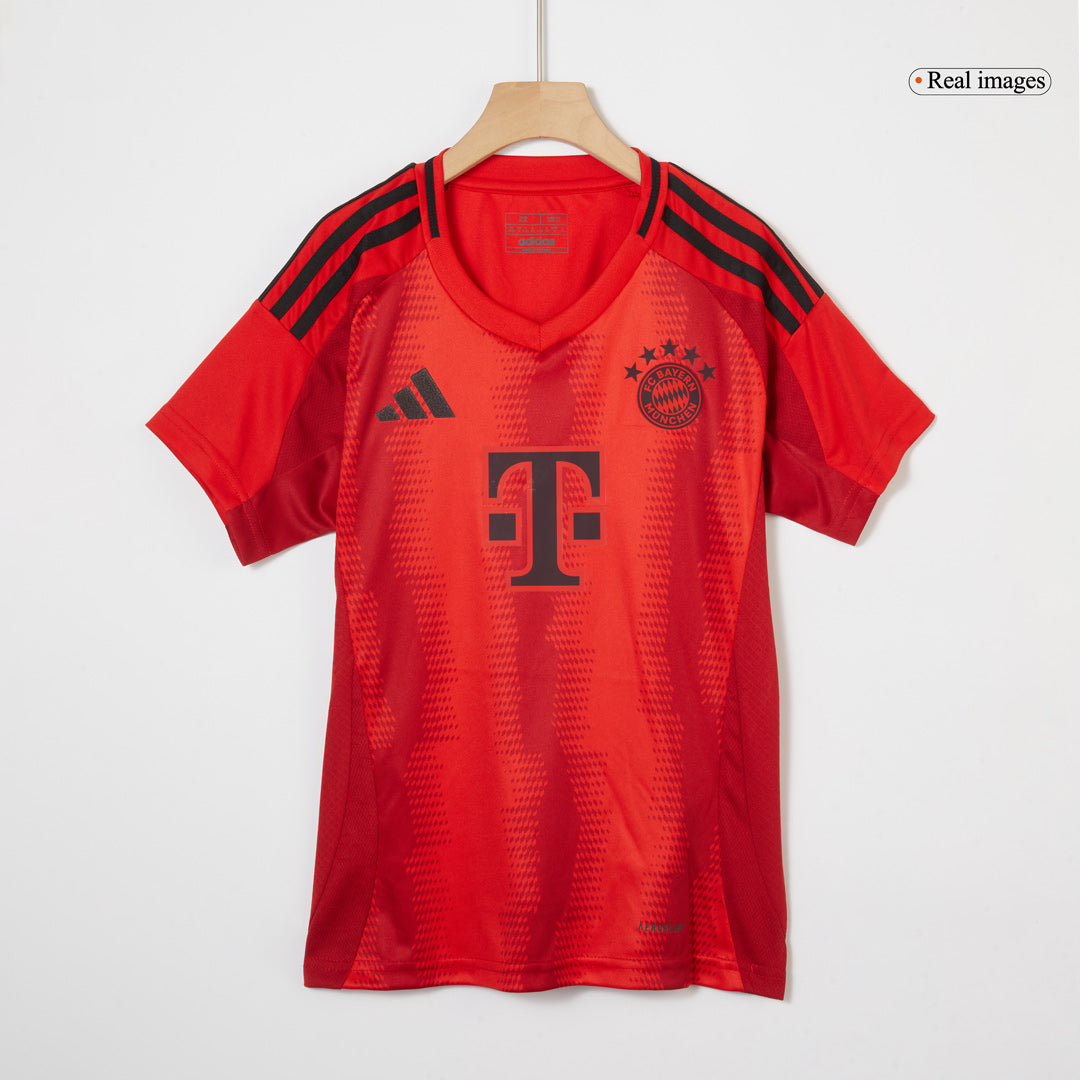 Kid's Bayern Munich Home Soccer Jersey Kit(Jersey+Shorts+Socks) 2024/25 Red