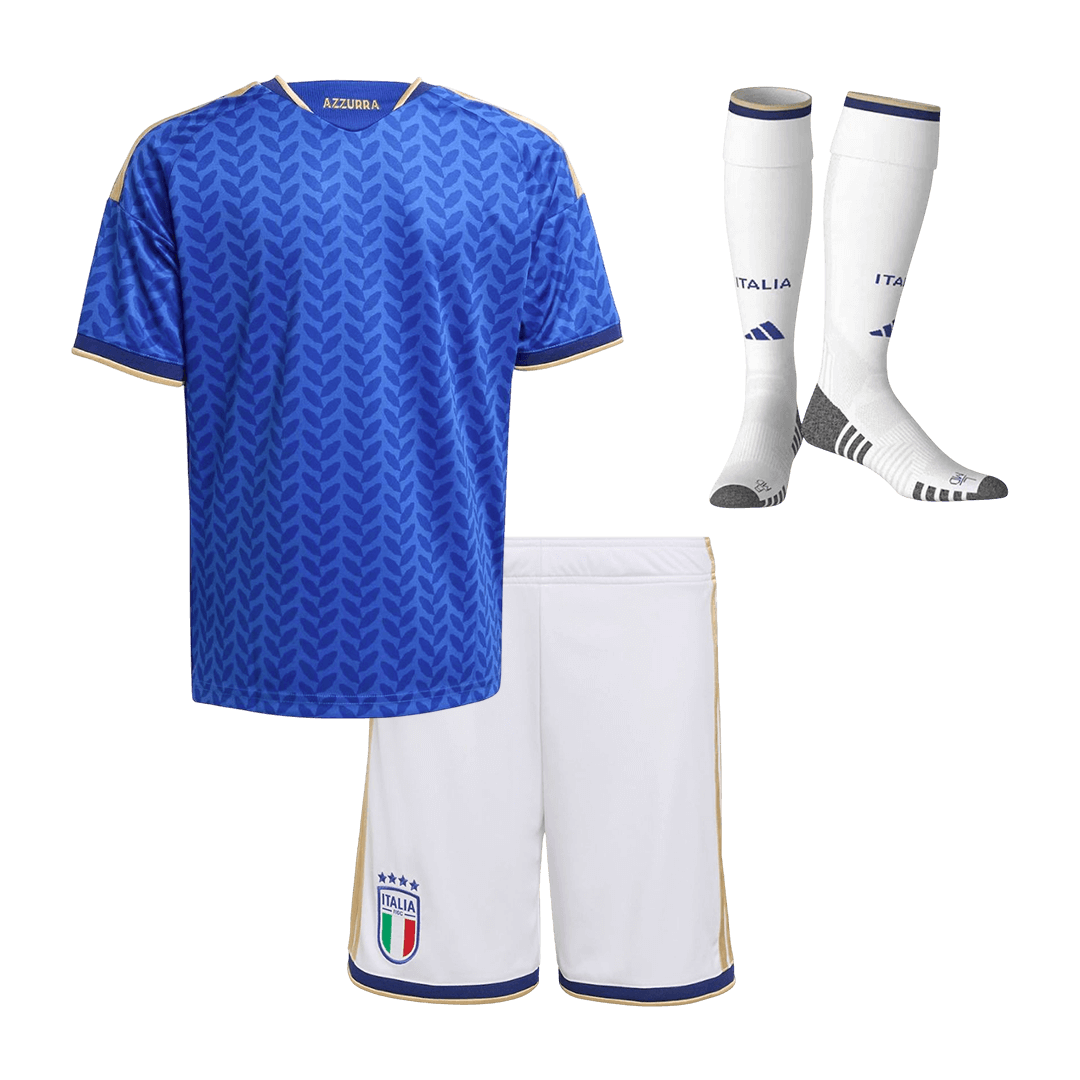 Kid's Italy Home Soccer Jersey Kit(Jersey+Shorts+Socks) 2025/26