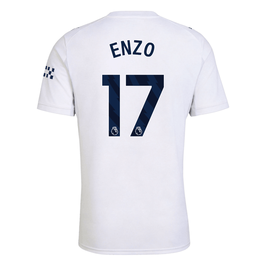 ENZO #17 Manchester City Third Football Jersey 2026/27 White