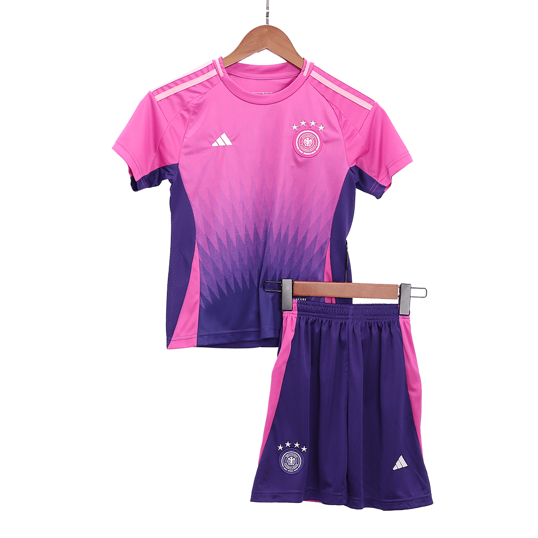 Kid's Germany Away Soccer Jersey Kit(Jersey+Shorts) Euro 2024