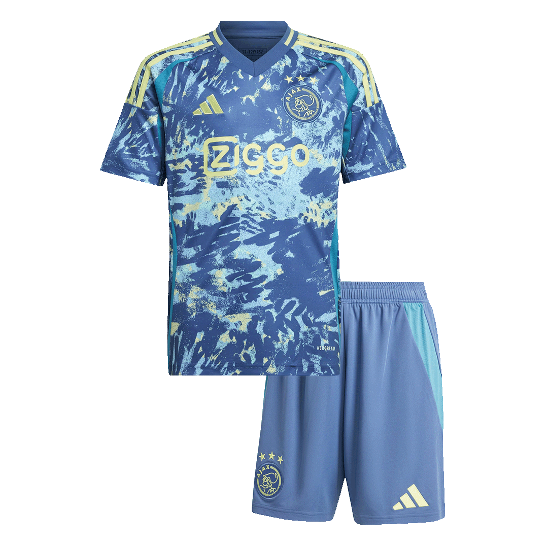 Kid's Ajax Away Soccer Jersey Kit(Jersey+Shorts) 2024/25