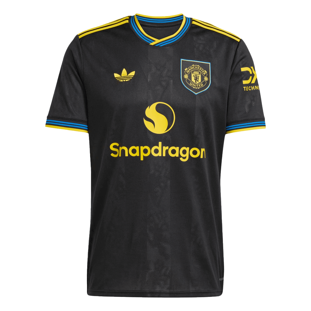 Manchester United Third Away Soccer Jersey 2025/26 Black
