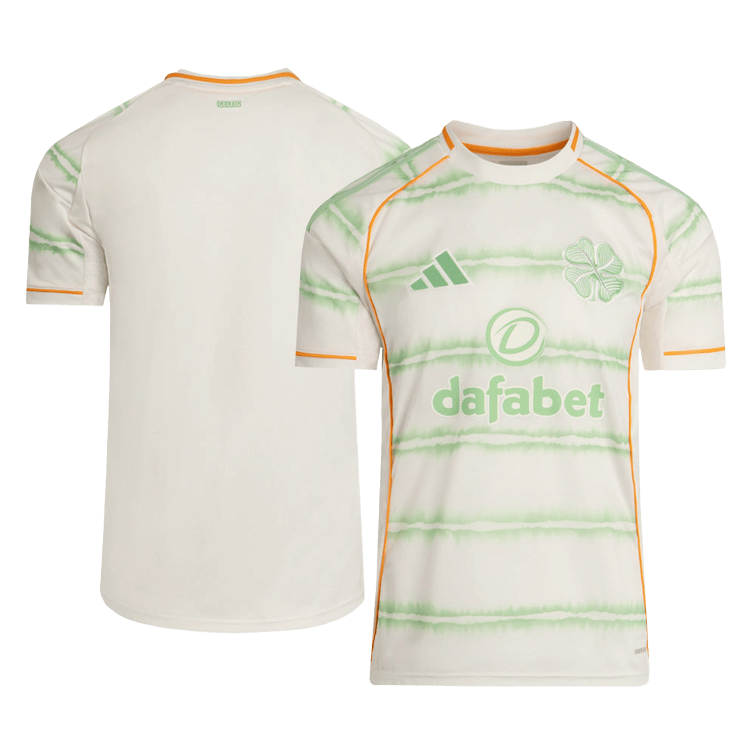 Celtic Third Away Soccer Jersey 2025/26 White