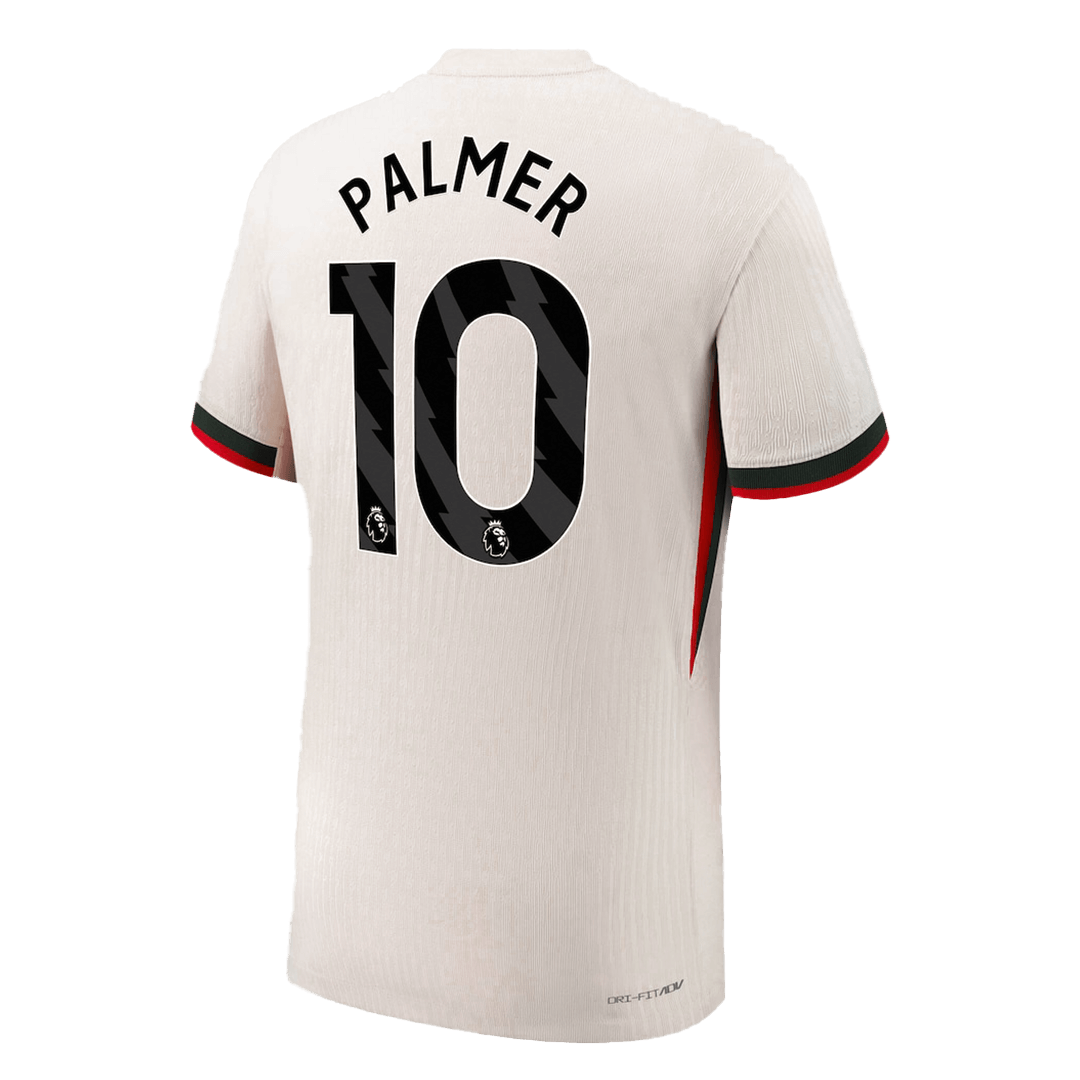 Authentic PALMER #10 Chelsea Away Soccer Jersey 2025/26 White