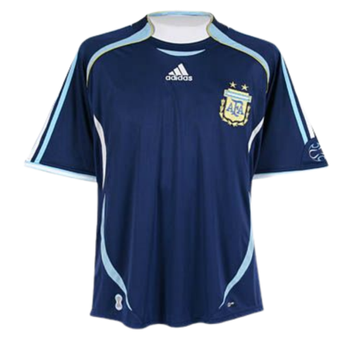 Retro 2006 Argentina Away Soccer Jersey