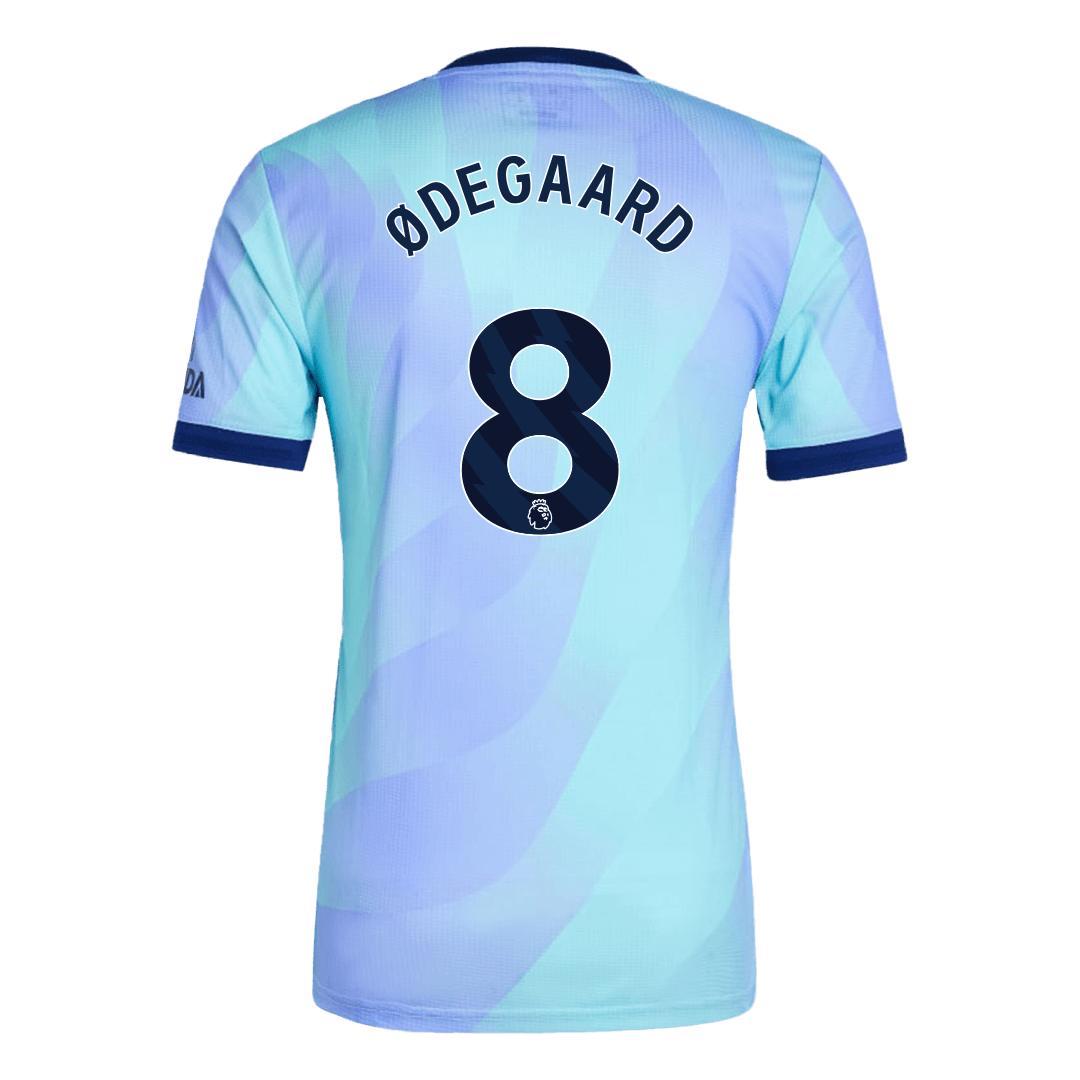 Authentic ØDEGAARD #8 Arsenal Third Away Soccer Jersey 2024/25