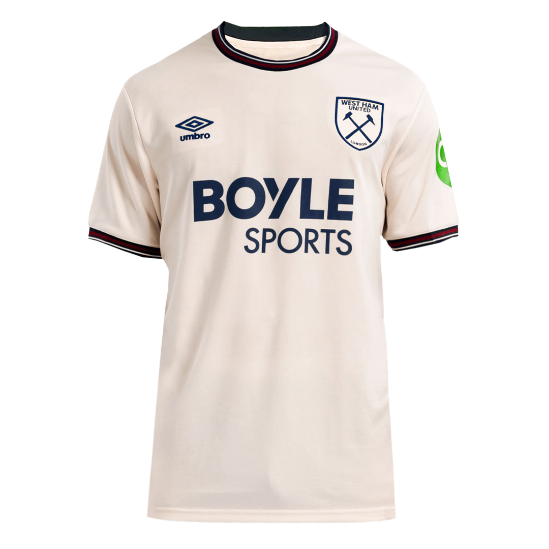 West Ham United Away Soccer Jersey 2025/26 White