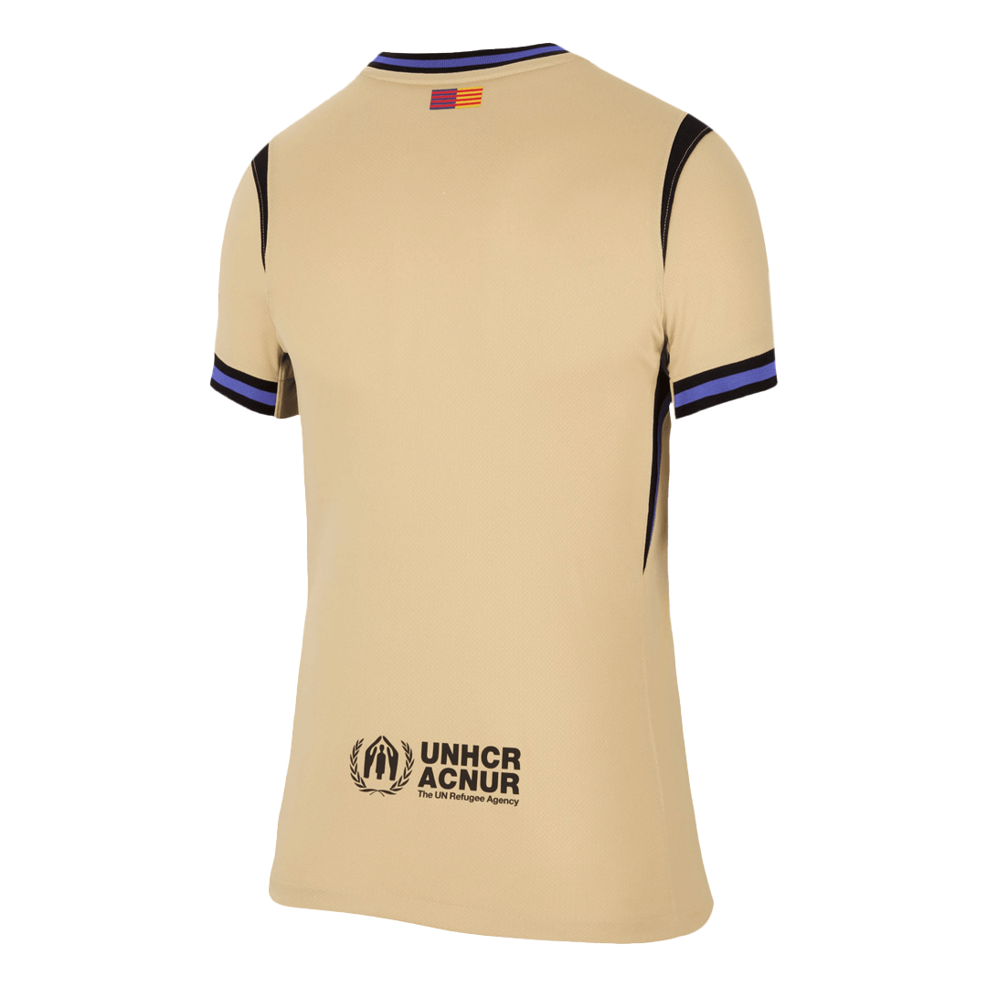 Women's 25/26 Barcelona Away Soccer Jersey Yellow