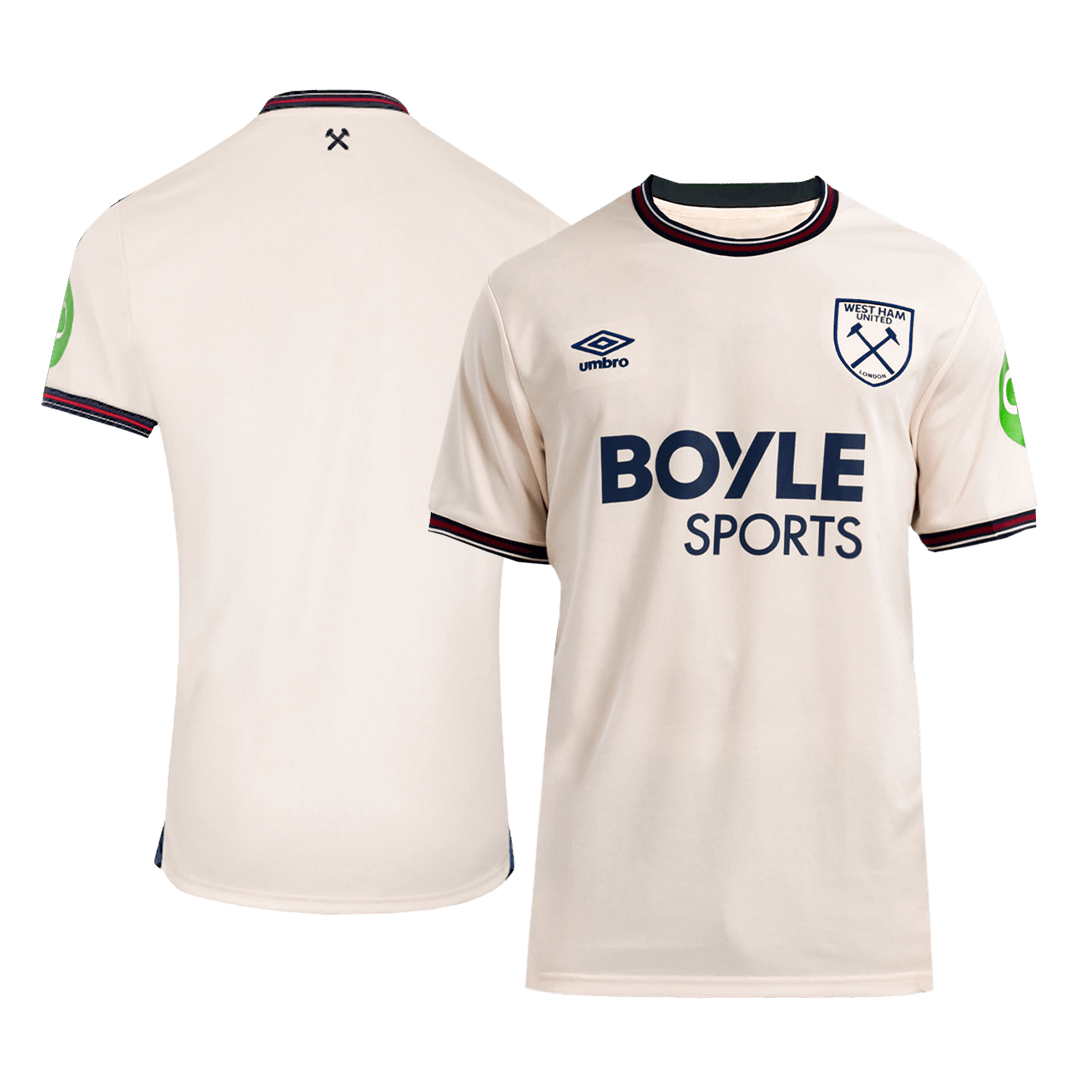 West Ham United Away Soccer Jersey 2025/26 White