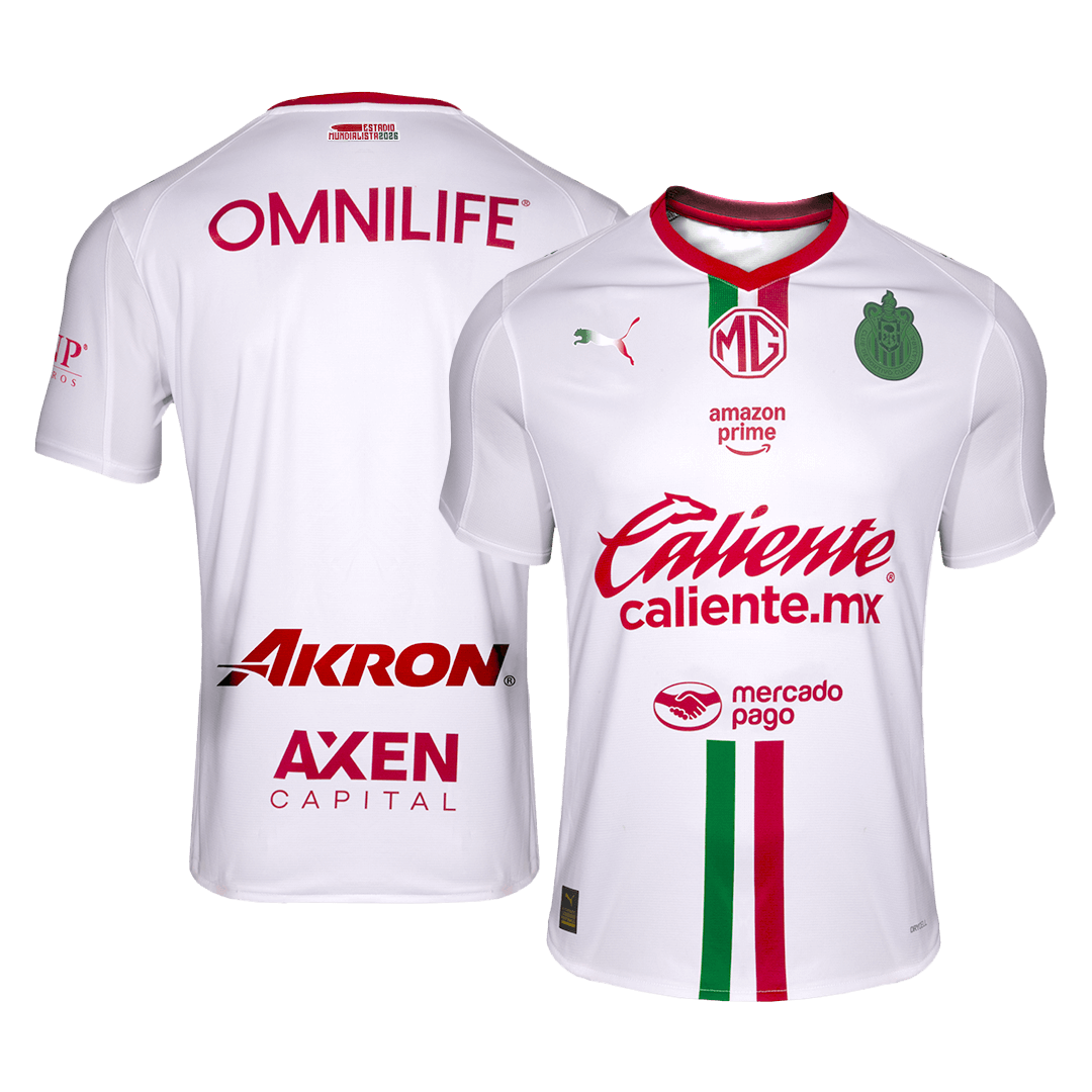 Chivas Away Soccer Jersey 2025/26 White
