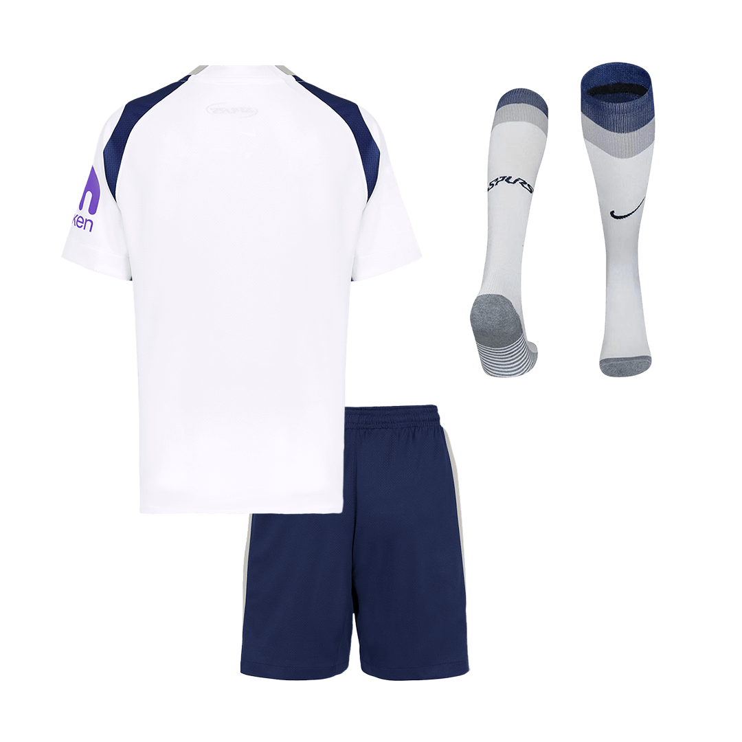 Kid's Tottenham Hotspur Home Soccer Jersey Kit(Jersey+Shorts+Socks) 2025/26