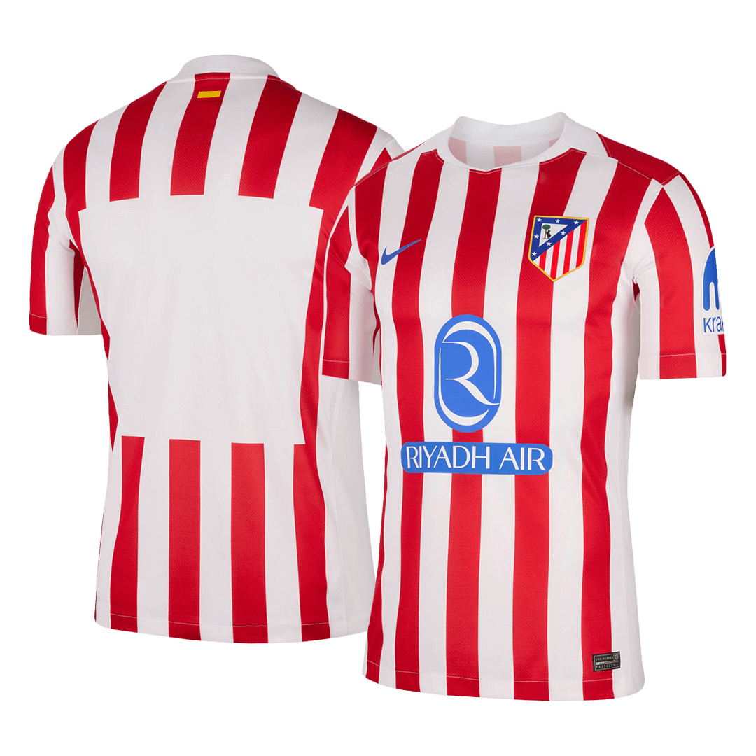 Atletico Madrid Home Soccer Jersey 2025/26 Red&White