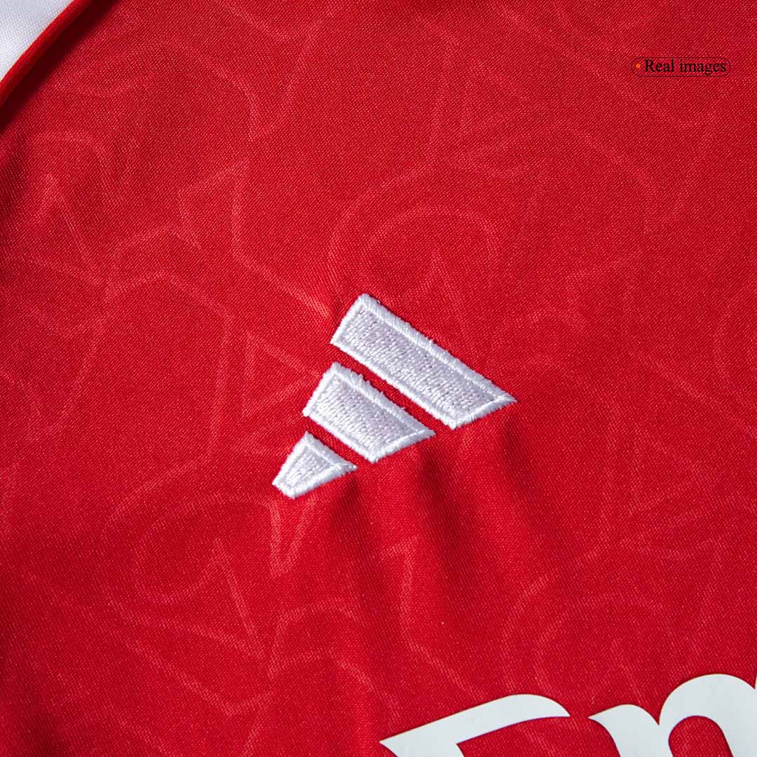 Kid's Arsenal Home Soccer Jersey Kit(Jersey+Shorts+Socks) 2025/26 Red