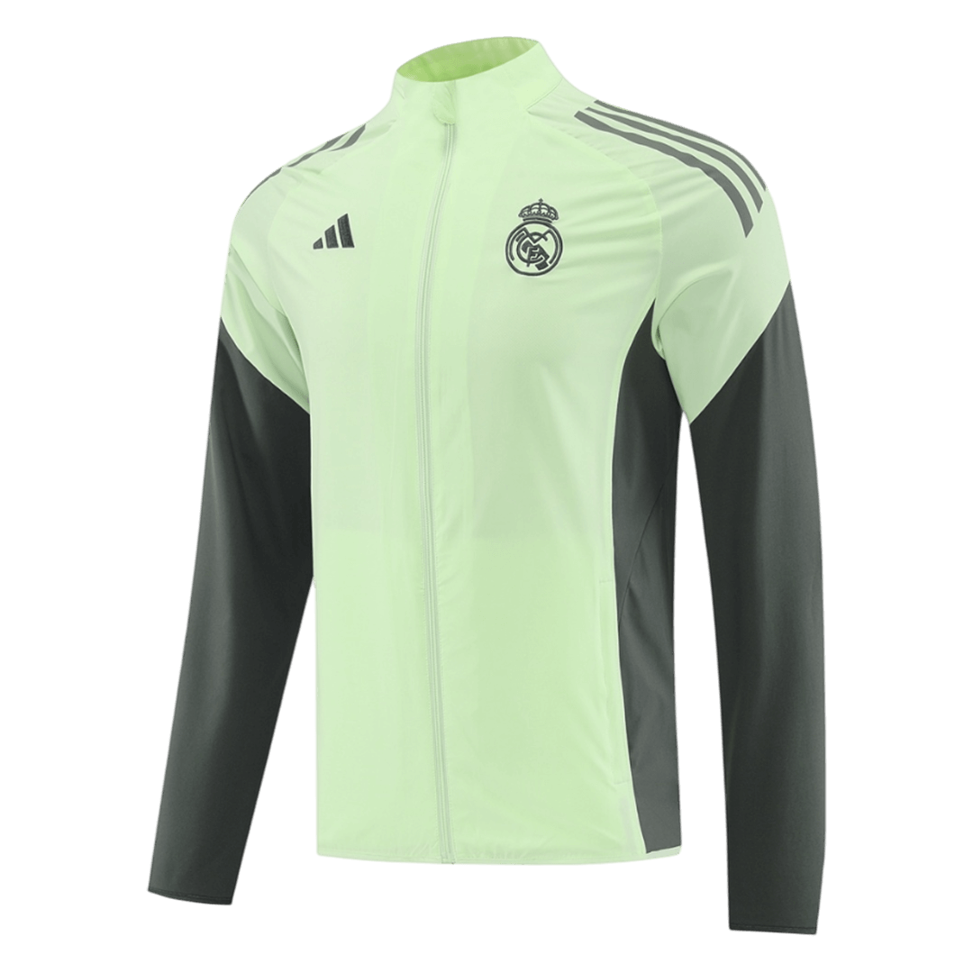 25/26 Real Madrid Windbreaker Jacket Green
