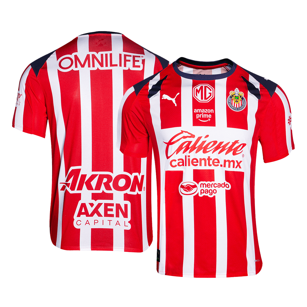 Chivas Home Soccer Jersey 2025/26 Red&White