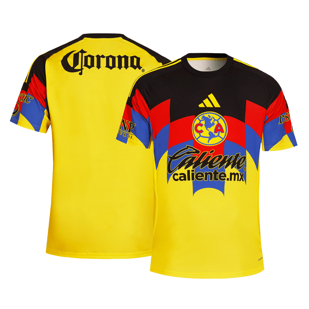 Club America Home Soccer Jersey 2025/26 Yellow