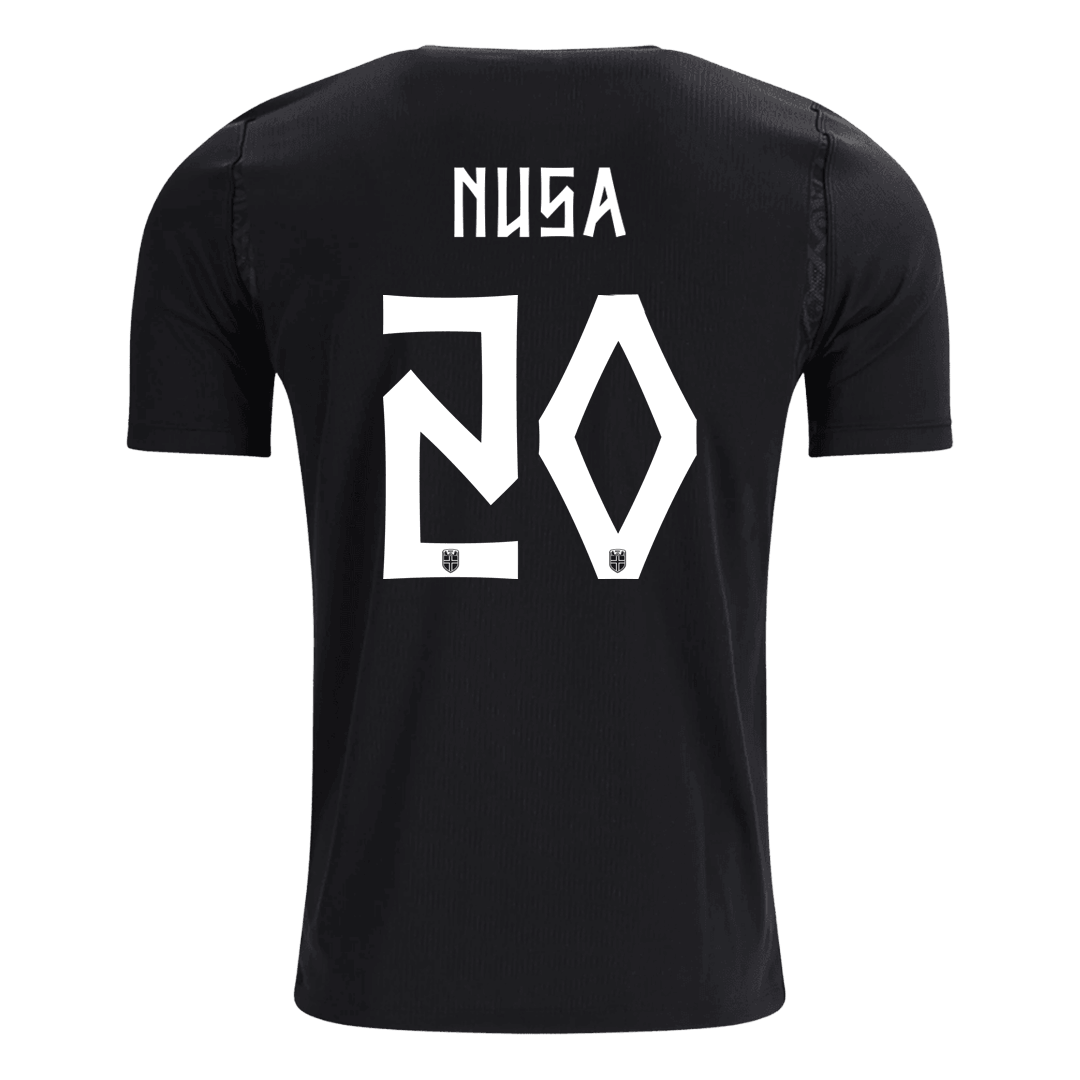 NUSA #20 Norway Away Soccer Jersey World Cup 2026 Black