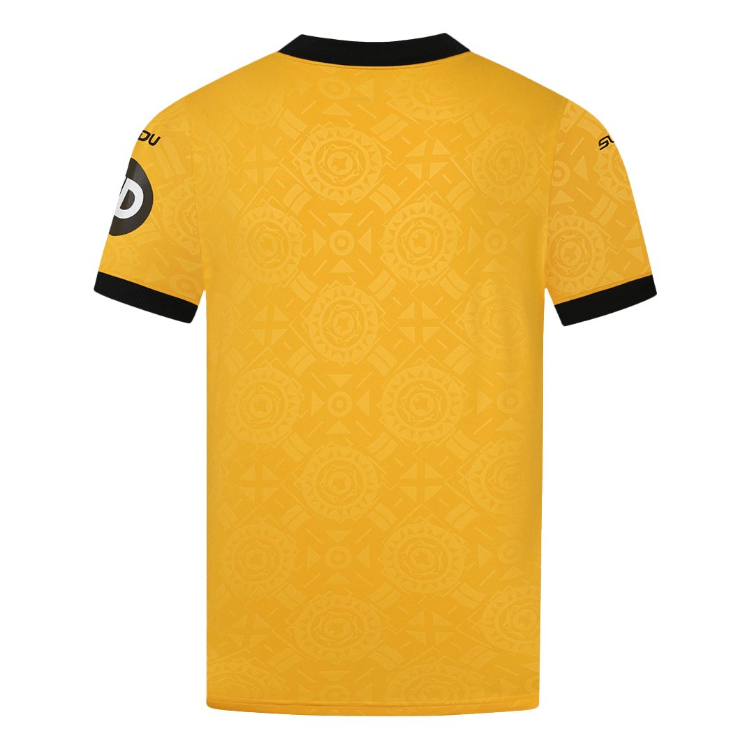 Wolves Home Soccer Jersey 2025/26 Yellow