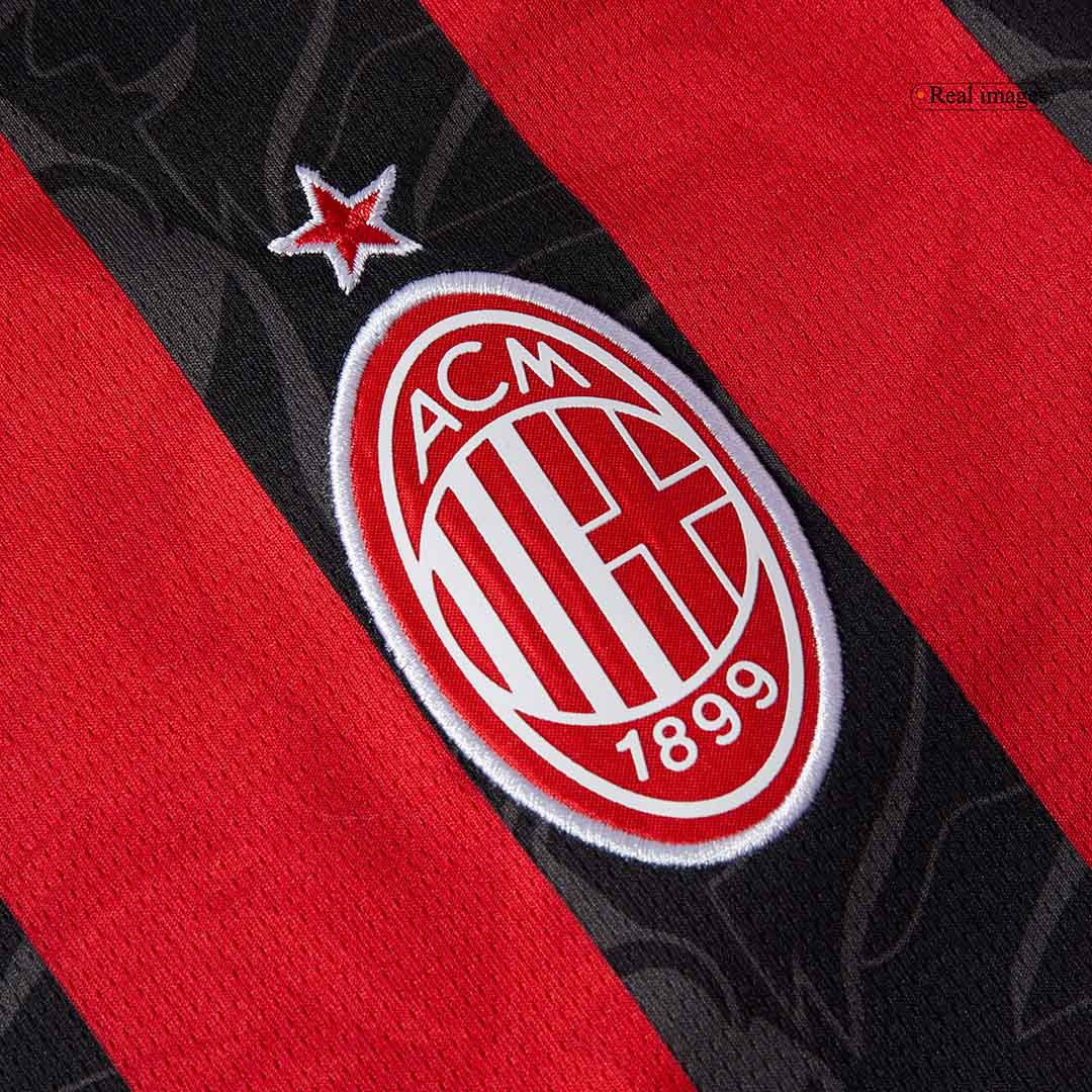 AC Milan Home Soccer Jersey Kit(Jersey+Shorts+Socks) 2025/26