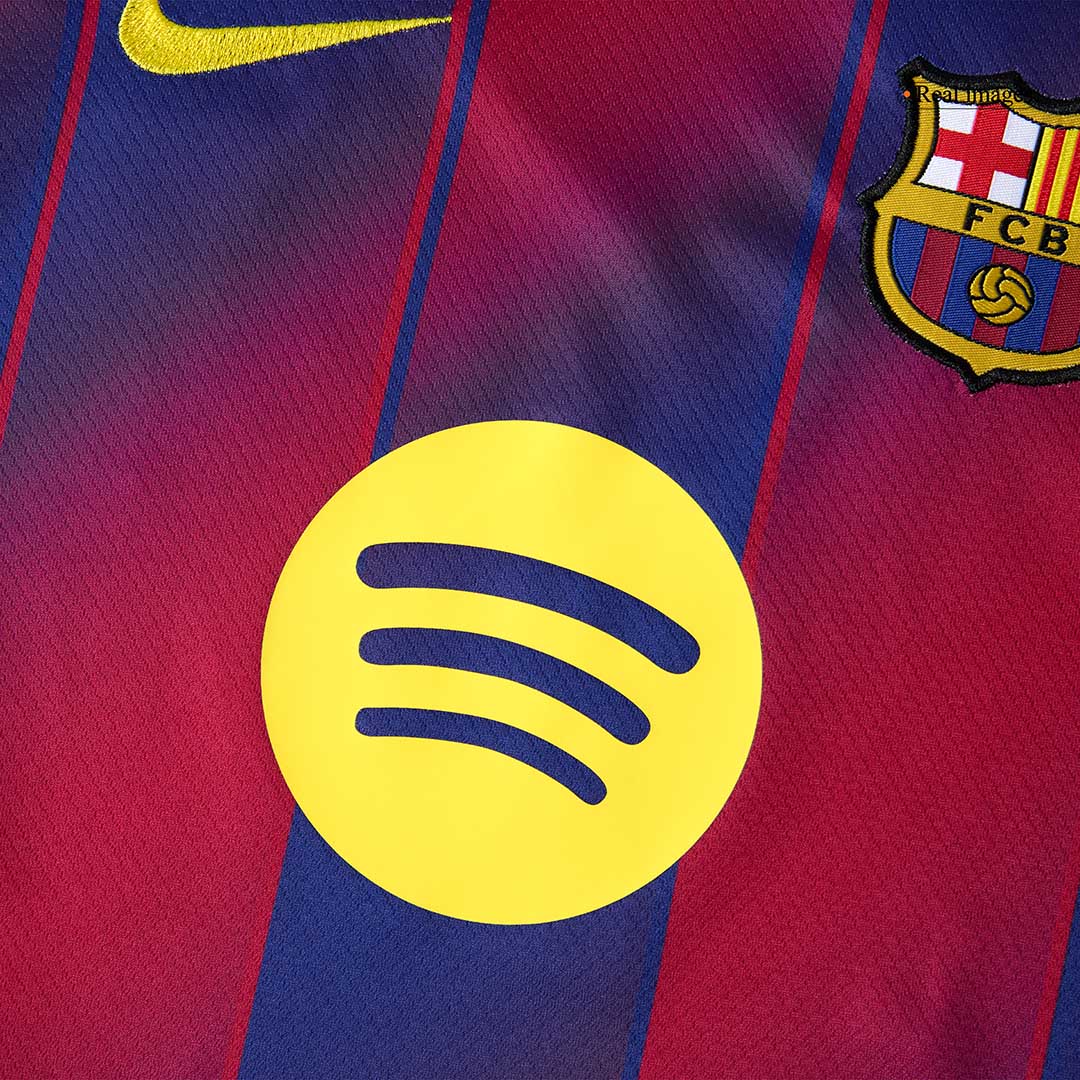 Kid's Barcelona Home Soccer Jersey Kit(Jersey+Shorts+Socks) 2025/26 Red&Blue