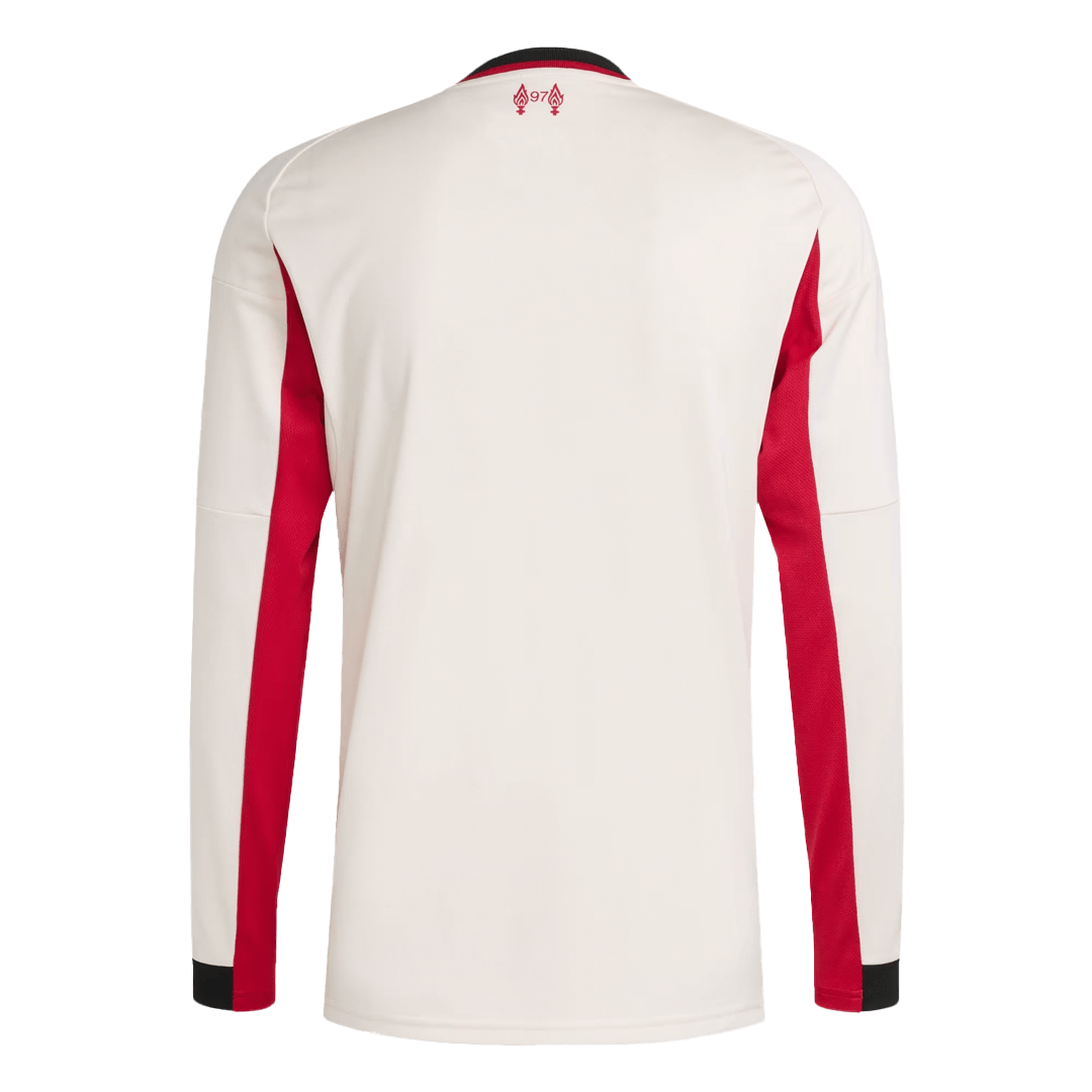 25/26 Livepool Away Long Sleeve Jesey White