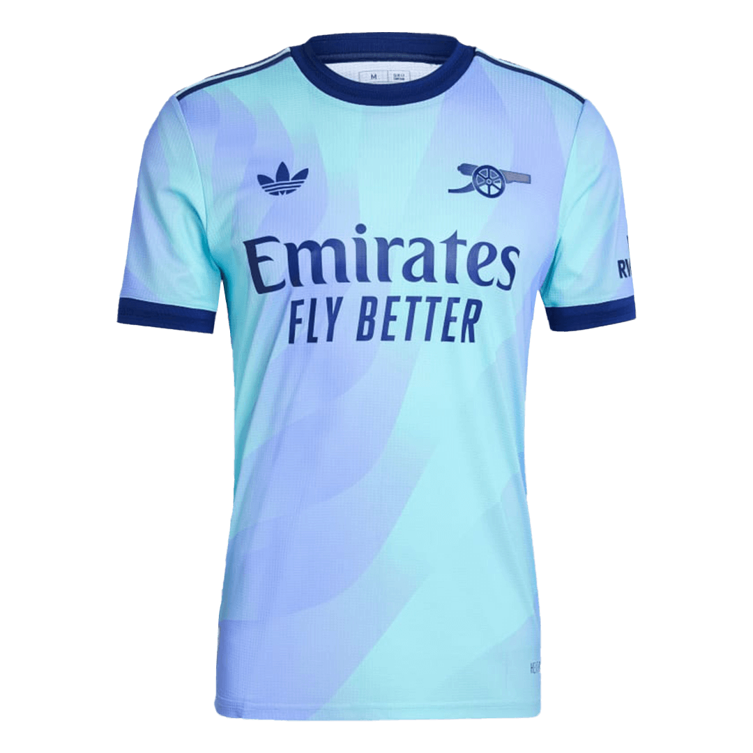 Authentic ØDEGAARD #8 Arsenal Third Away Soccer Jersey 2024/25