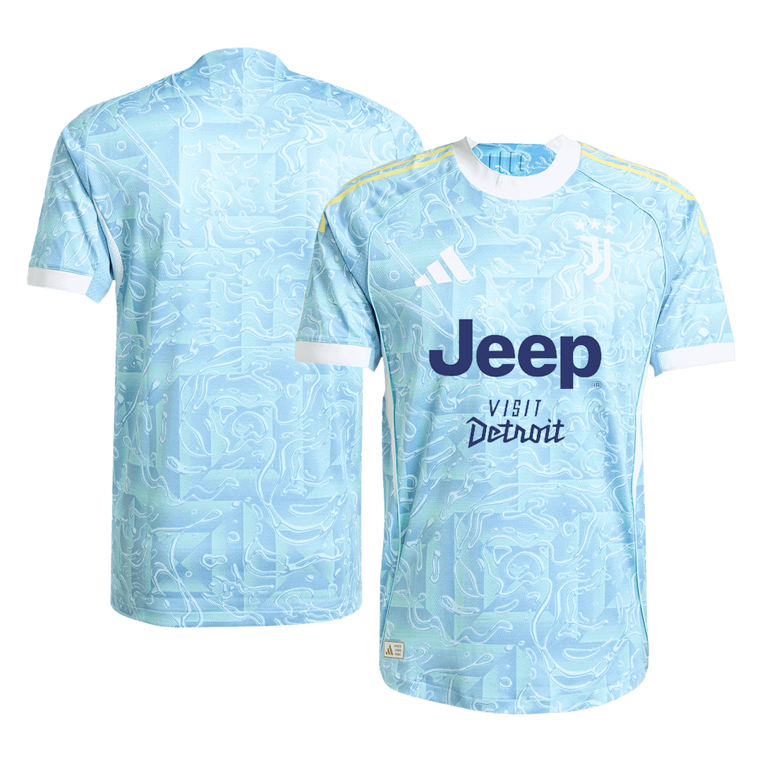 Authentic Juventus Away Soccer Jersey 2025/26 Blue