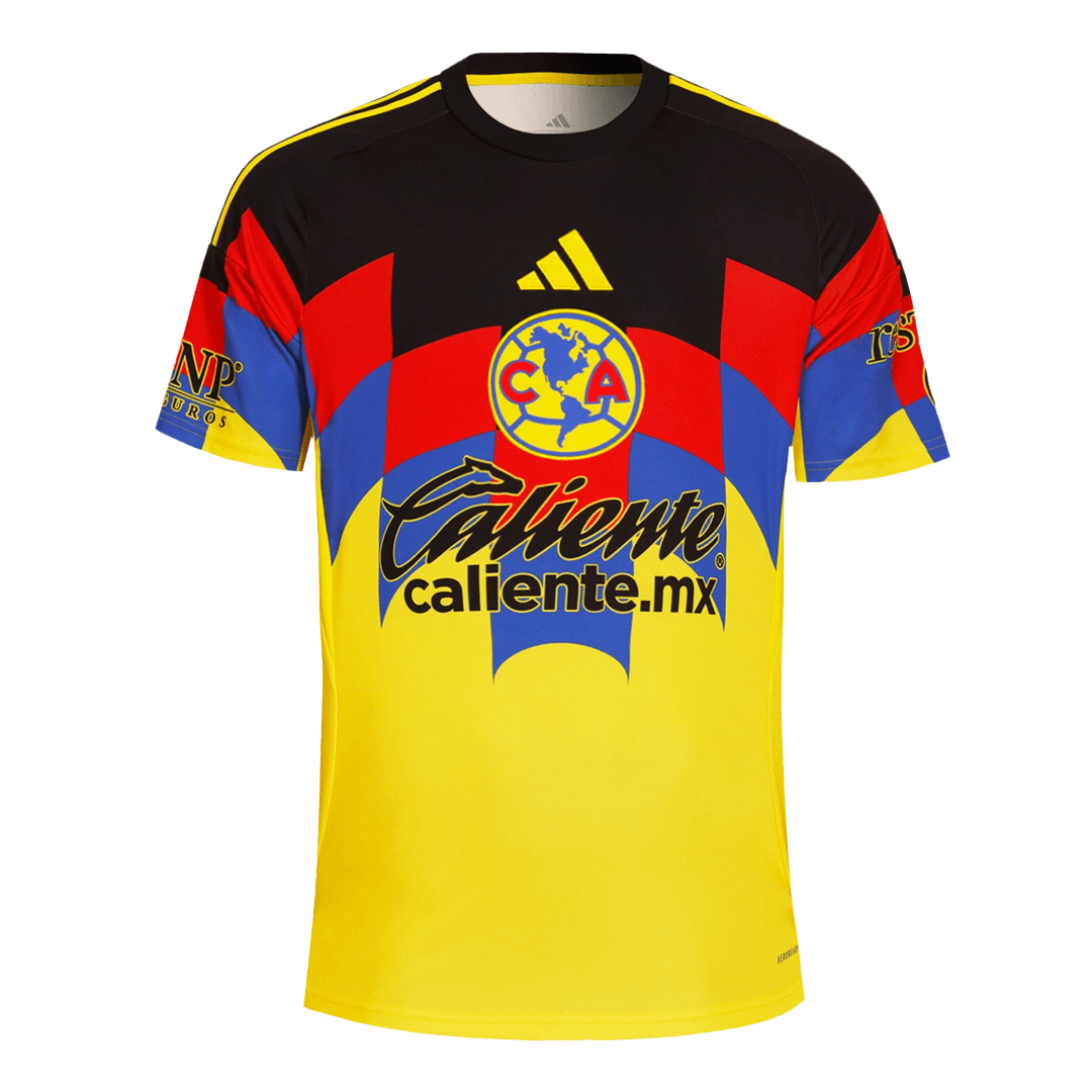 Club America Home Soccer Jersey 2025/26 Yellow
