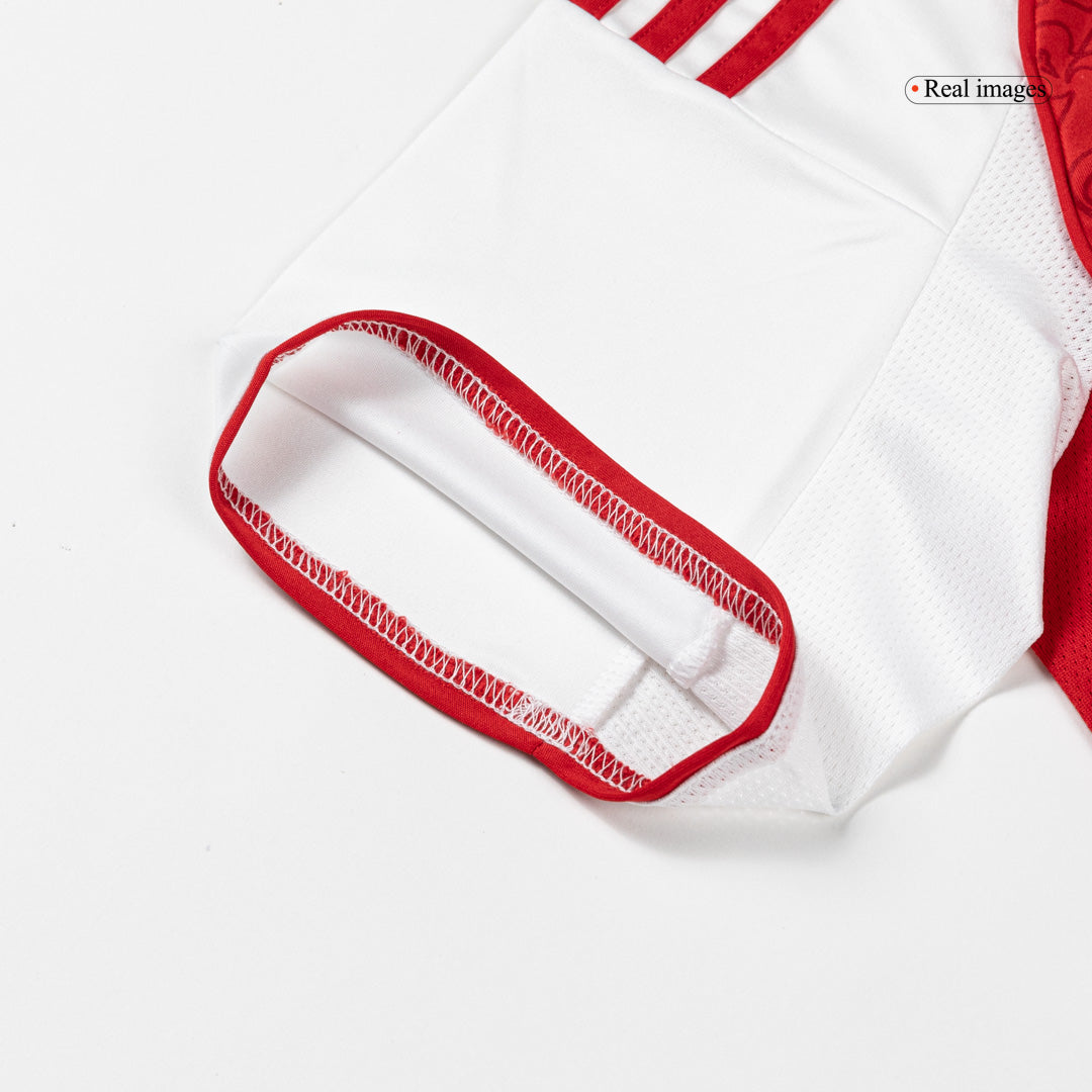 Arsenal Home Soccer Jersey Kit(Jersey+Shorts) 2025/26 Red