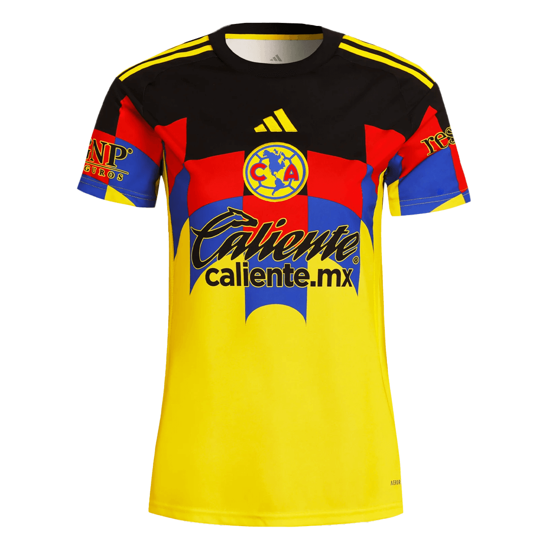 Women's Club America Home Soccer Jersey 2025/26 Yellow