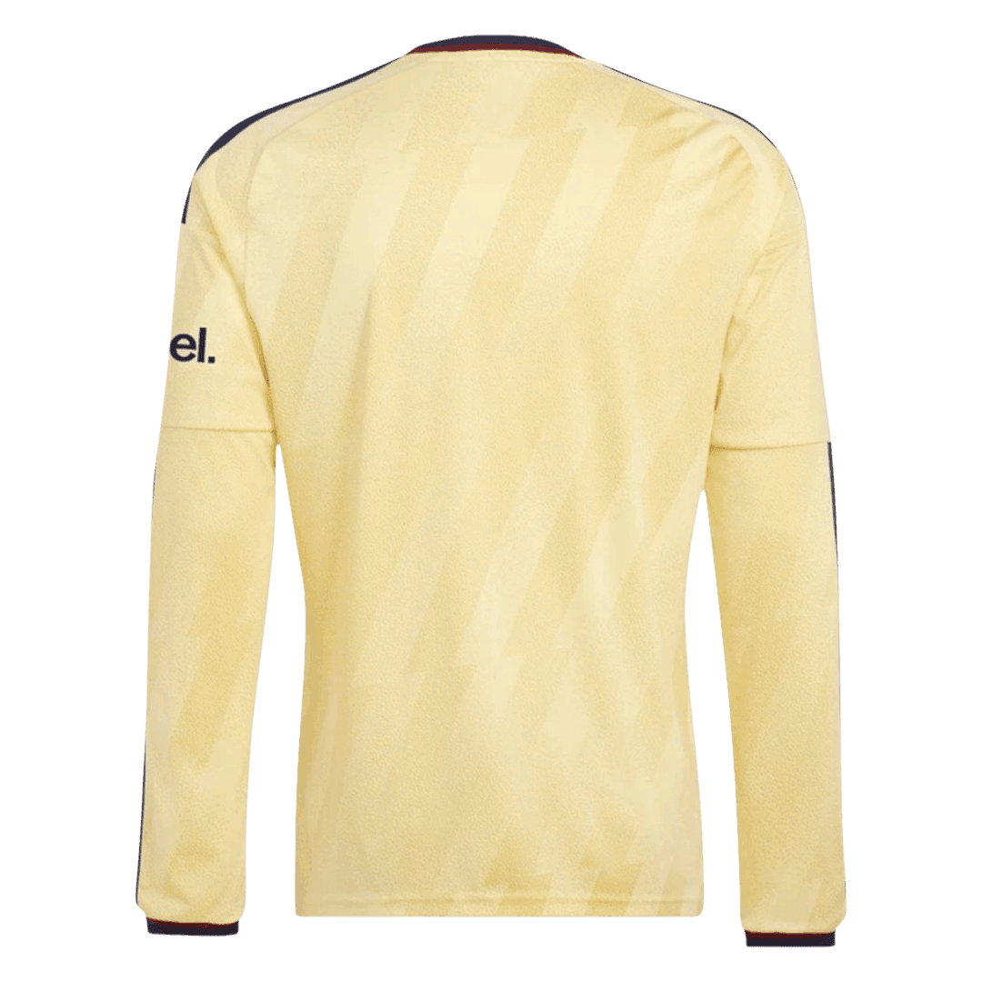 Arsenal Third Long Sleeve Soccer Jersey 2026/27 Yellow