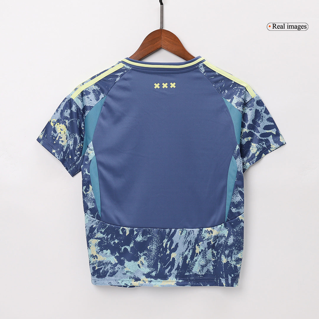 Kid's Ajax Away Soccer Jersey Kit(Jersey+Shorts) 2024/25