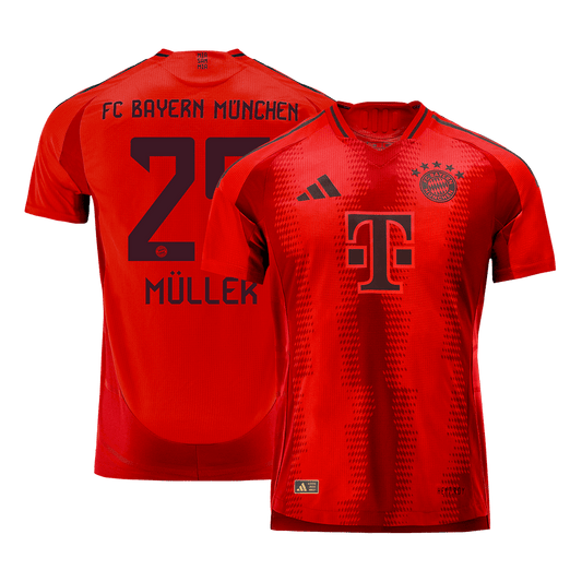 Authentic MÜLLER #25 Bayern Munich Home Soccer Jersey 2024/25
