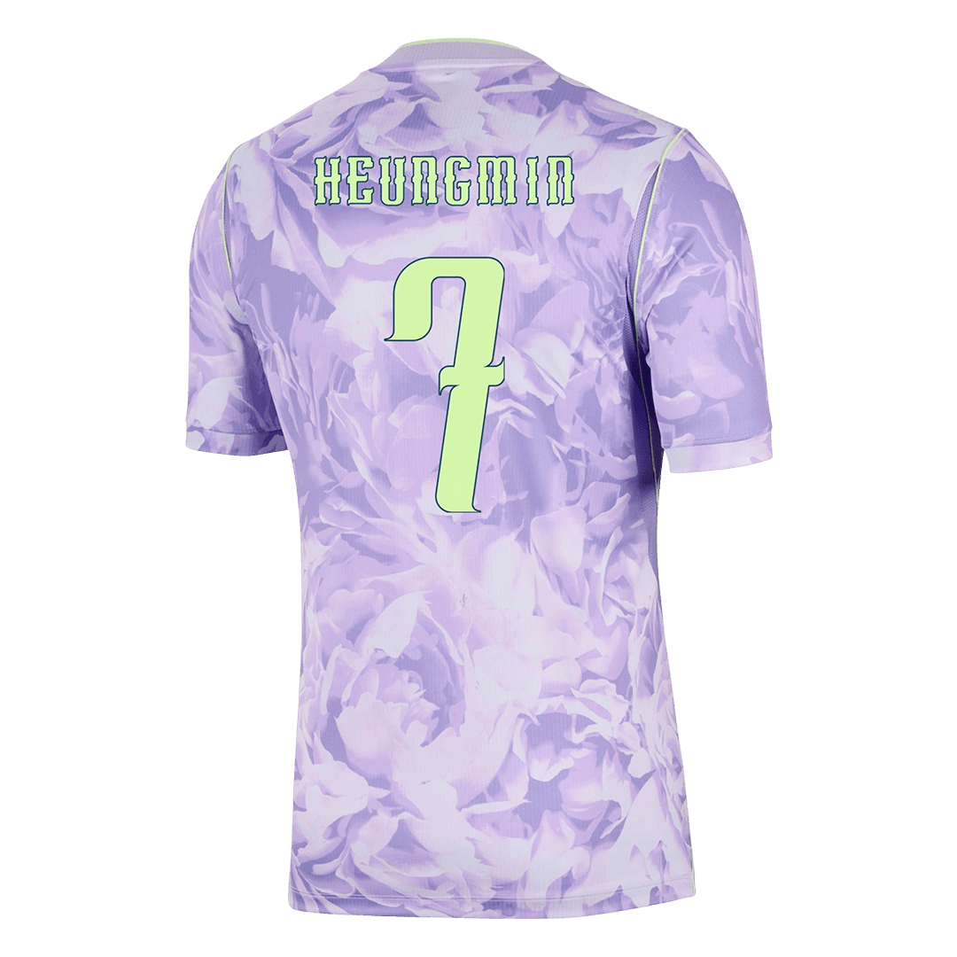 HEUNGMIN #7 South Korea Away Soccer Jersey World Cup 2026 Purple