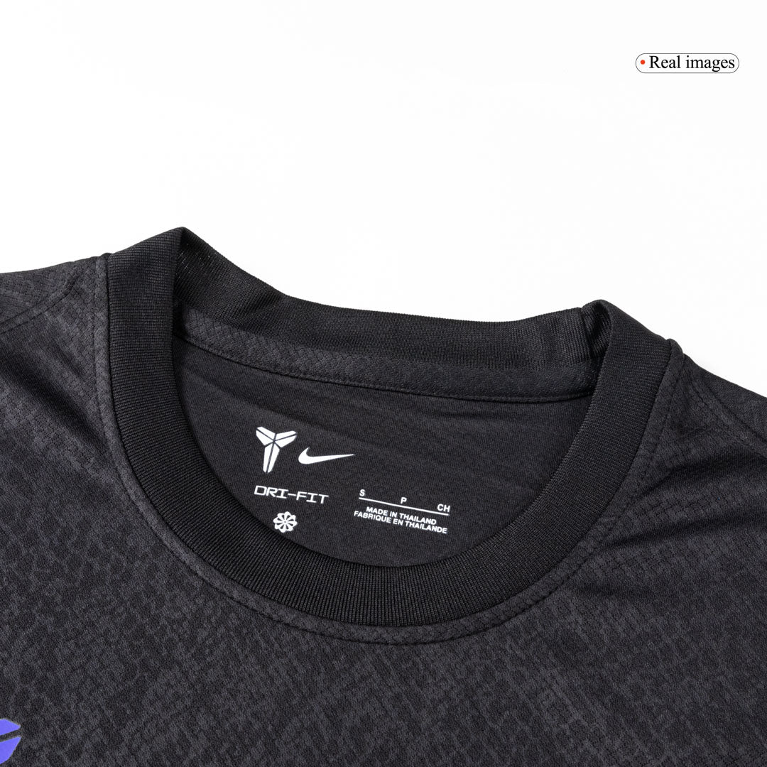 Barcelona x Kobe Bryant Pre-Match Training Soccer Jersey 25/26 Black