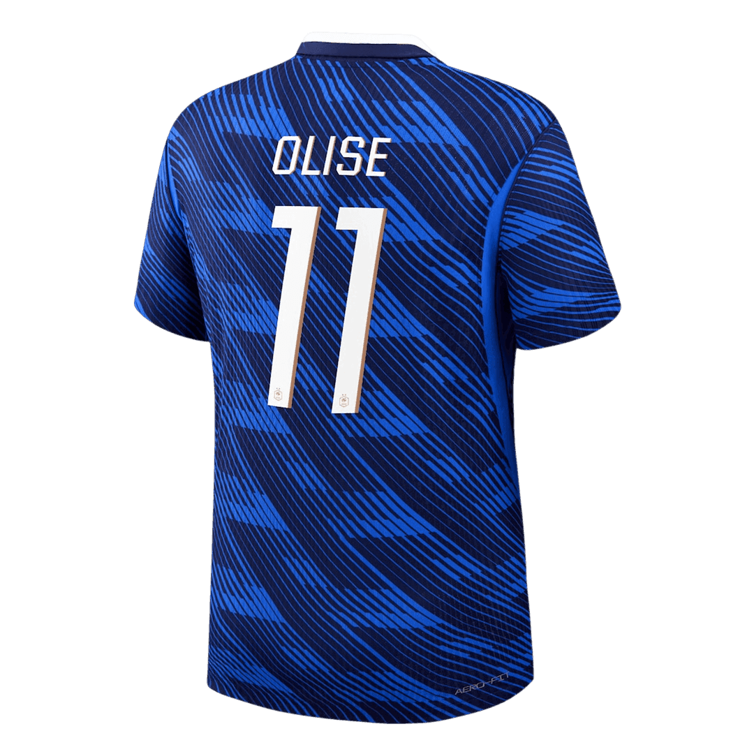 Player Version OLISE #11 France Home Soccer Jersey 2026