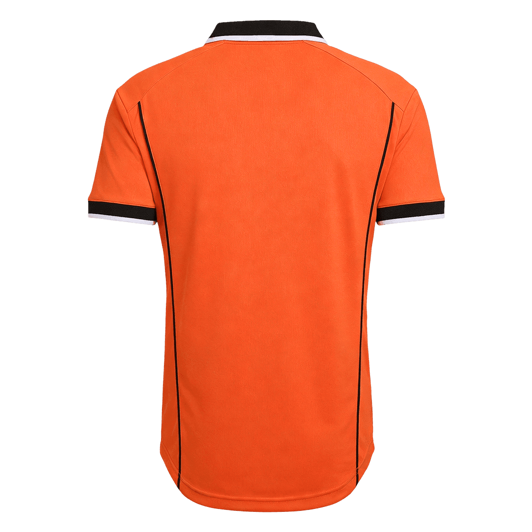 Retro Netherlands Home Soccer Jersey World Cup 1998 Orange