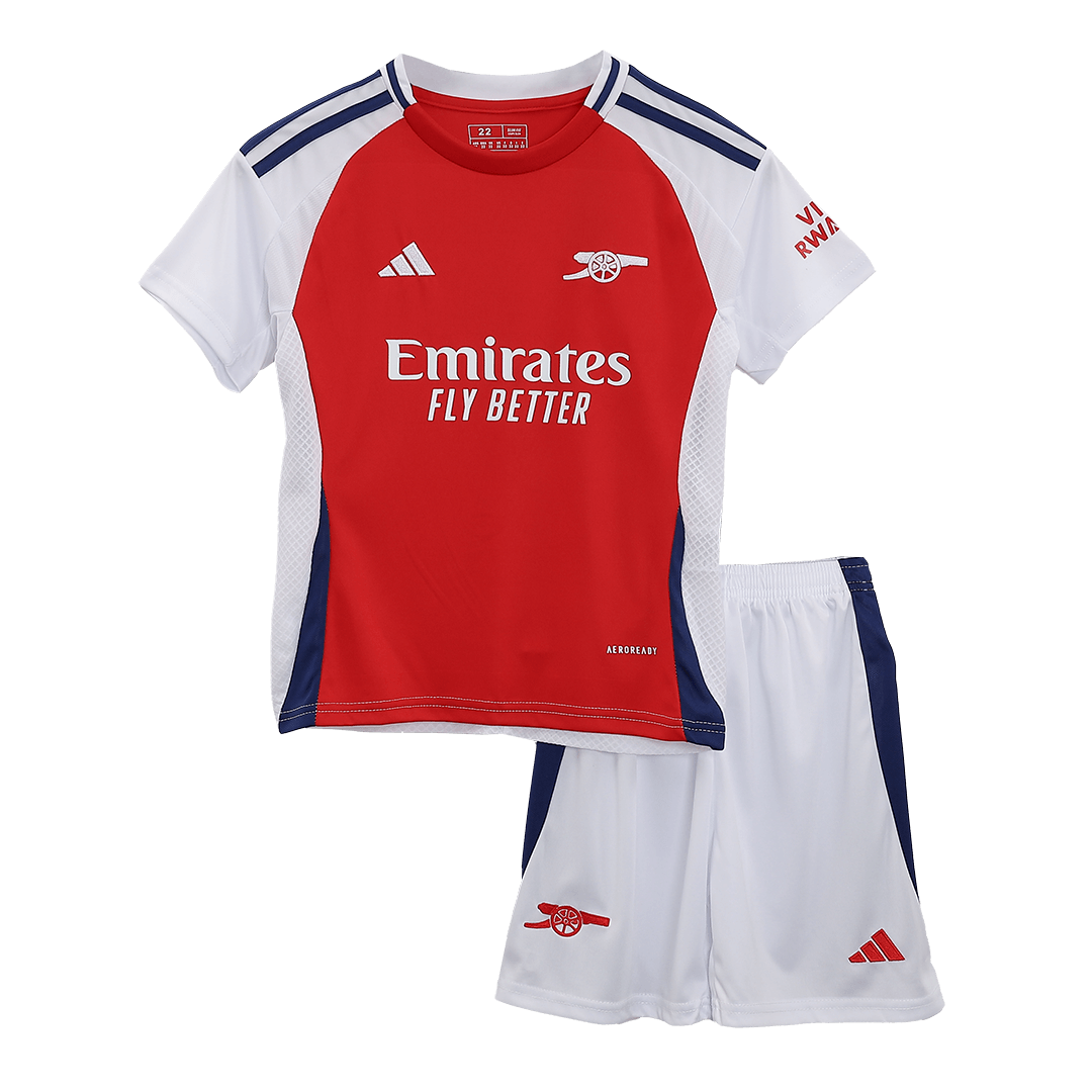 Kid's Arsenal Home Soccer Jersey Kit(Jersey+Shorts) 2024/25