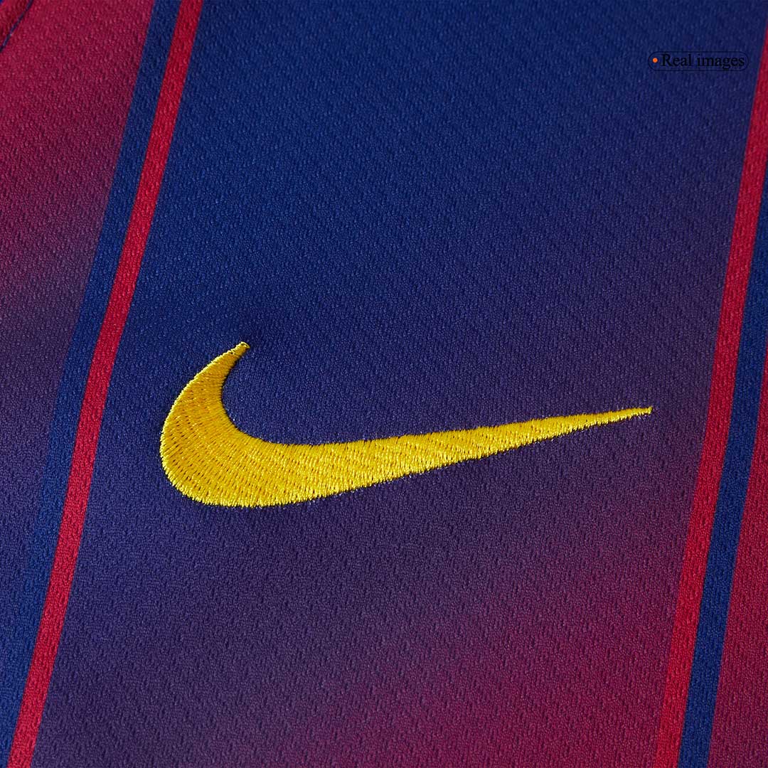 F.DE JONG #21 Barcelona Home Soccer Jersey 2025/26 Red&Blue