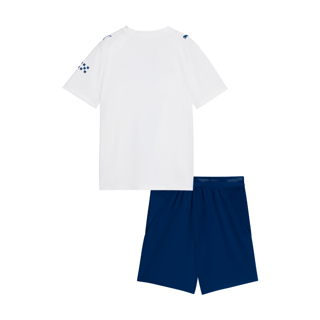 Kids Manchester City Third Soccer Jersey Kit (Jersey+Shorts) 2026/27 White