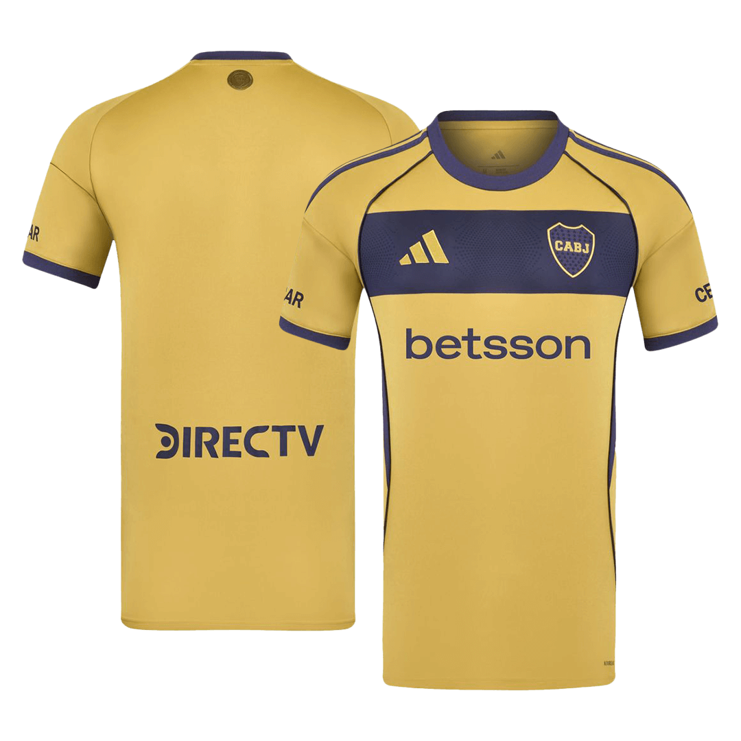Boca Juniors Away Soccer Jersey 2025/26 Yellow