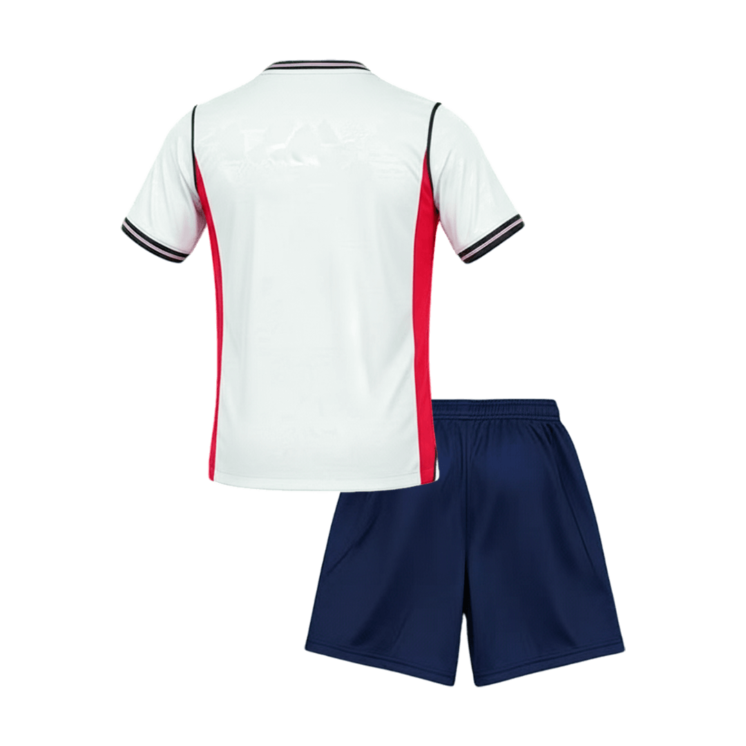 Kids' England Home football kit (shirt + shorts) 2026