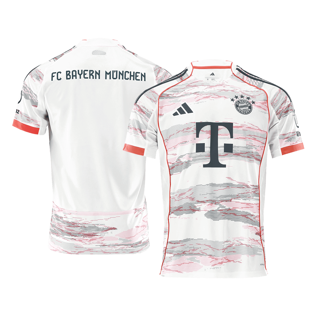 Bayern Munich Away Soccer Jersey 2025/26 White