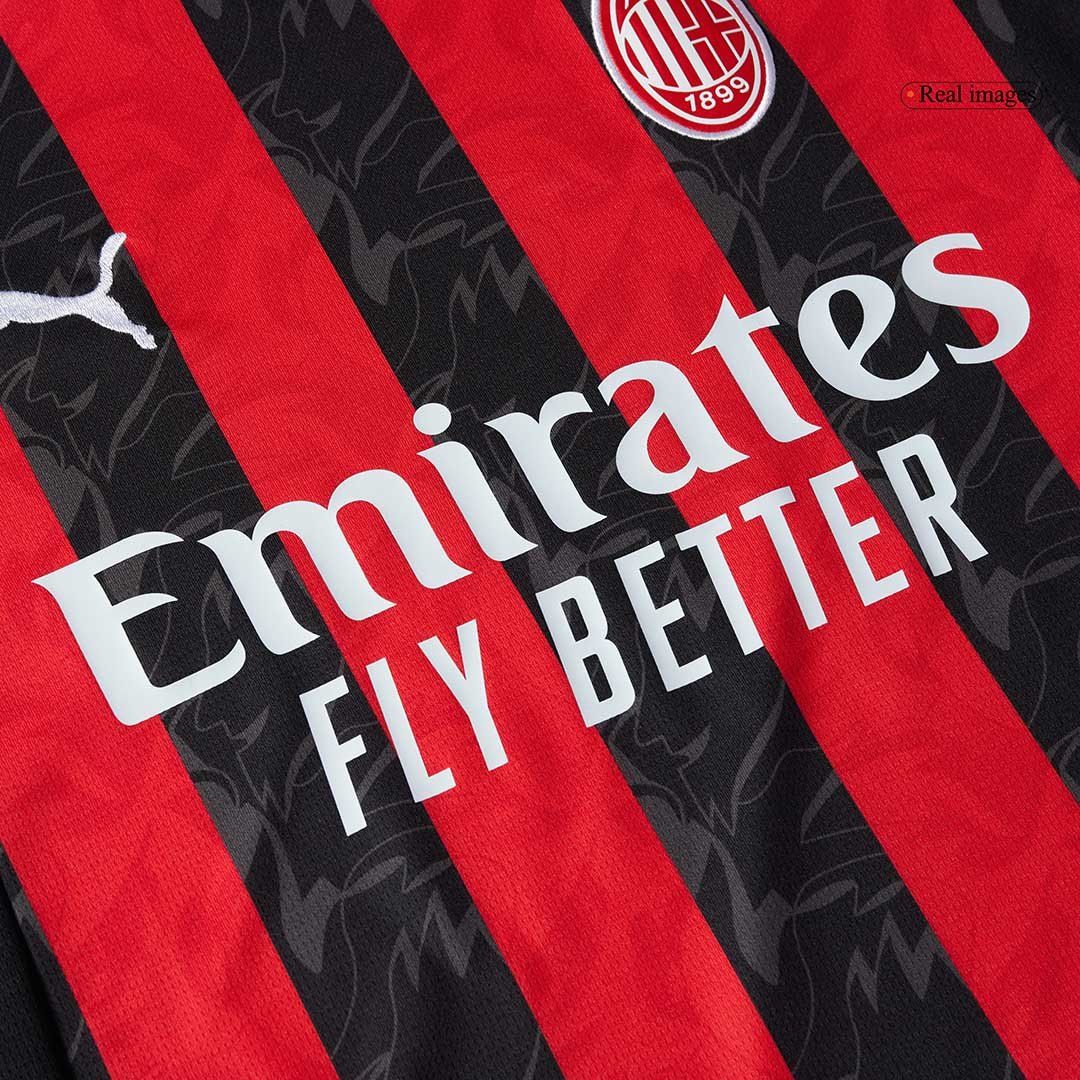 AC Milan Home Soccer Jersey Kit(Jersey+Shorts+Socks) 2025/26