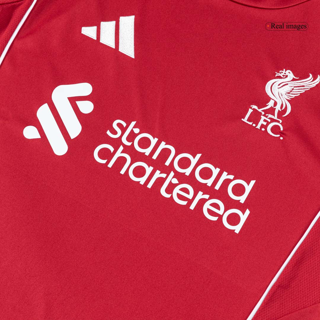 Liverpool Home Soccer Jersey Kit(Jersey+Shorts) 25/26 Red